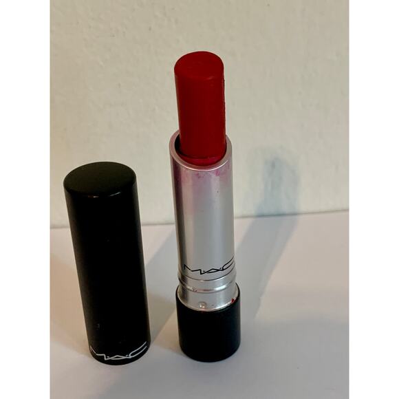 MAC Lipstick Pro Longwear Lipcreme Prolong USED Red Rare Discontinued Creme - Picture 1 of 7